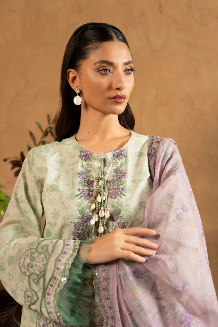 RTS | SHIRT, TROUSER & DUPATTA - SL-05-26-Cream