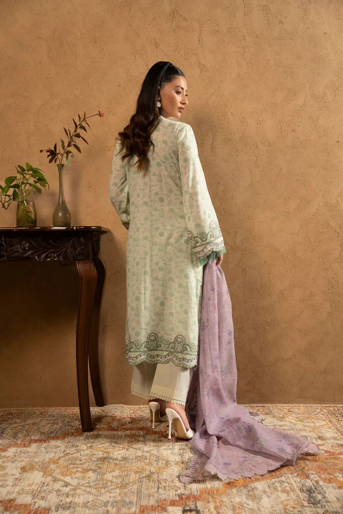 RTS | SHIRT, TROUSER & DUPATTA - SL-05-26-Cream