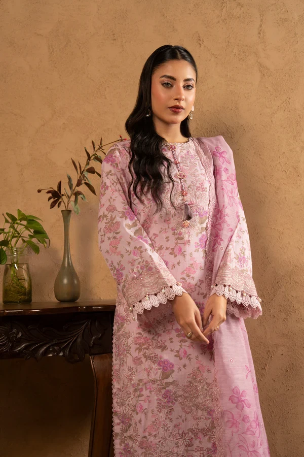 RTS | SHIRT, TROUSER & DUPATTA - SL-07-26-Pink