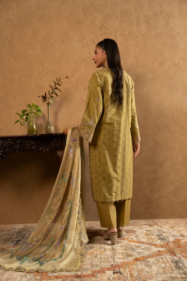 RTS | SHIRT, TROUSER & DUPATTA - SL-20-26-Green