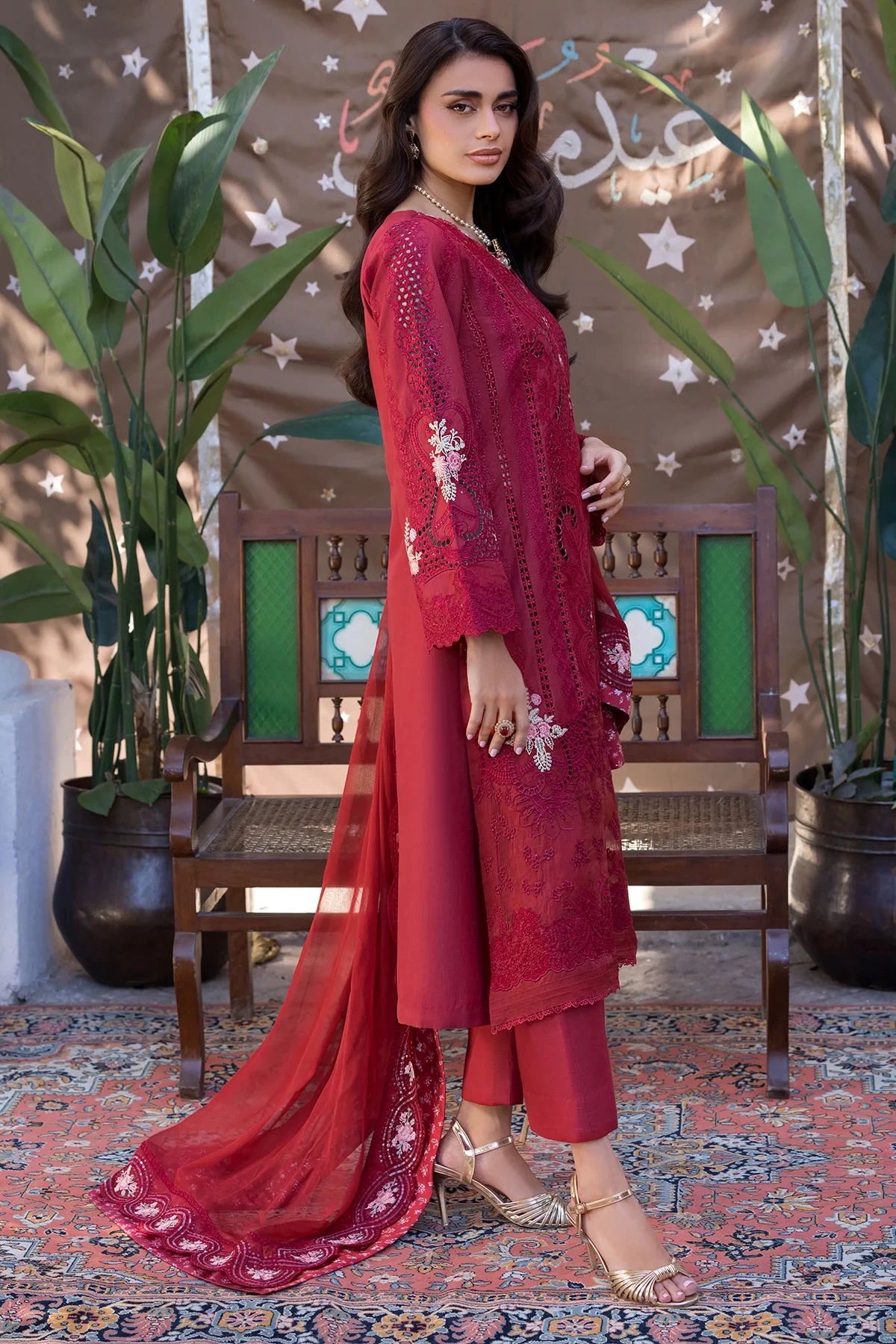 5928-IRISE EMBROIDERED LAWN - MWU05928-999-IRISE