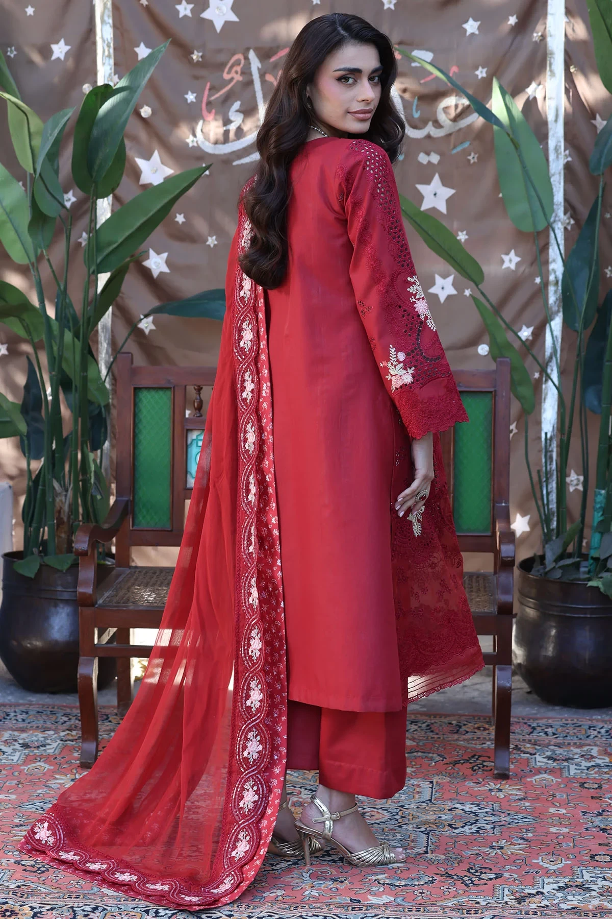 5928-IRISE EMBROIDERED LAWN - MWU05928-999-IRISE