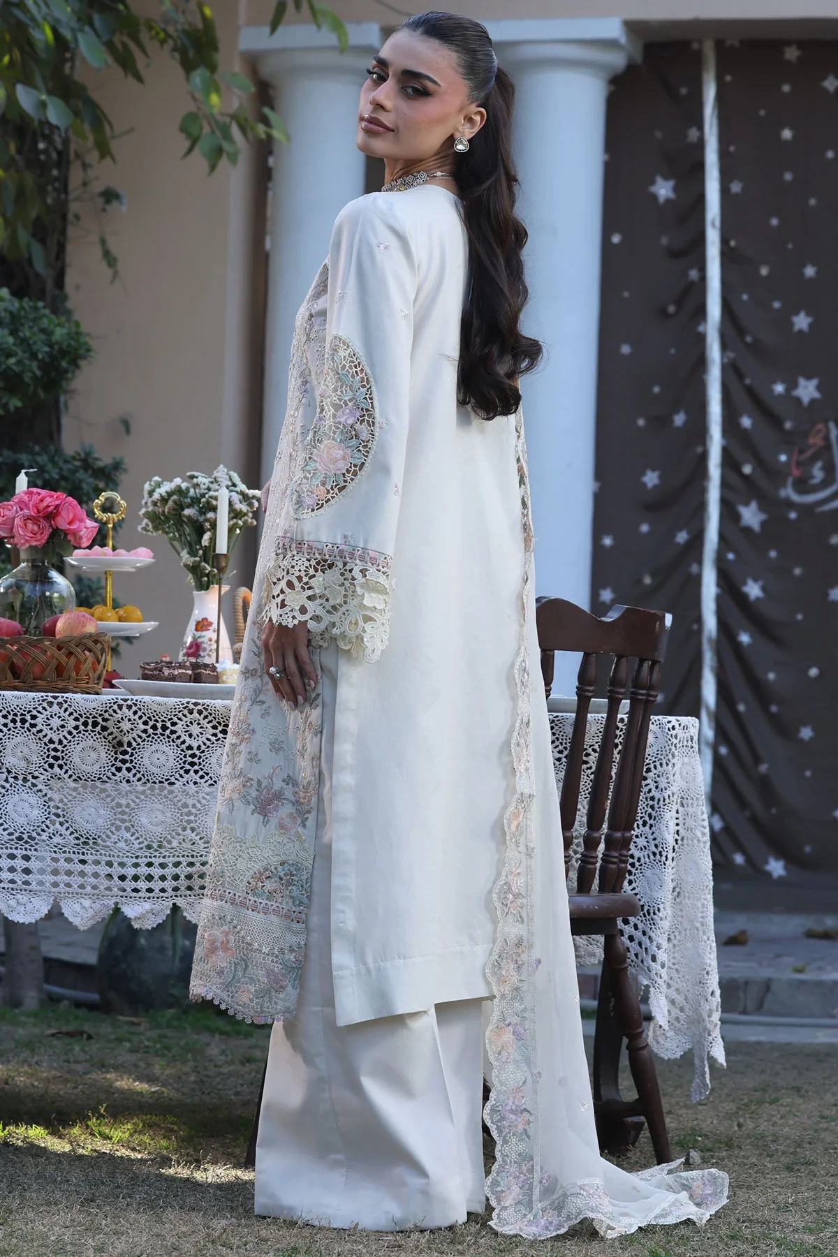 5930-SELIN EMBROIDERED LAWN - MWU05930-999-SELIN