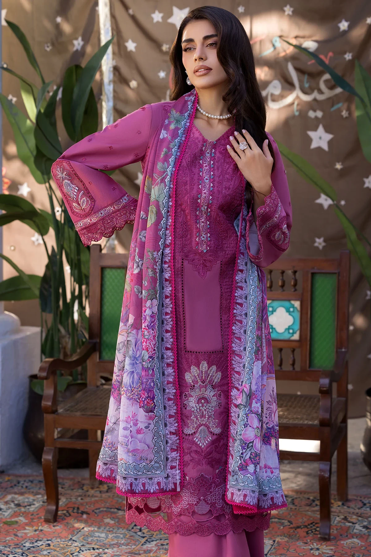 5939-ISA EMBROIDERED LAWN - MWU05939-999-ISA