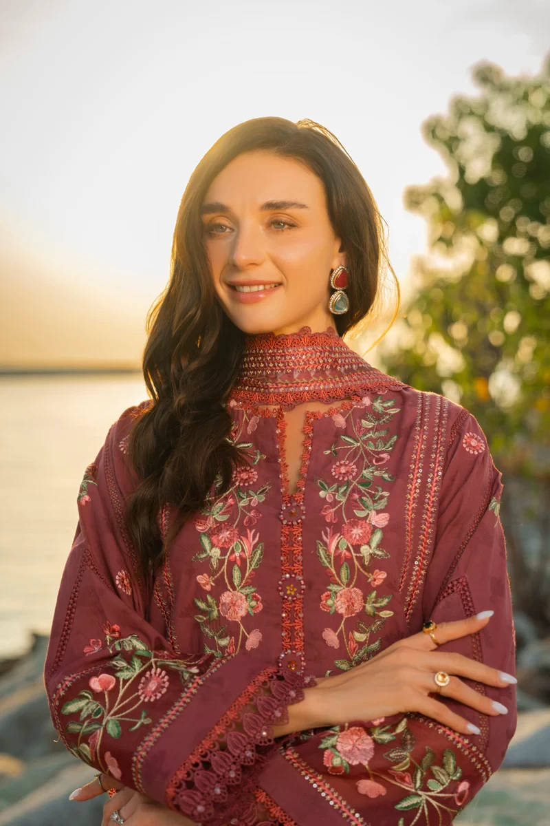 RTS | SHIRT, TROUSER & DUPATTA - SL-21-26-Maroon