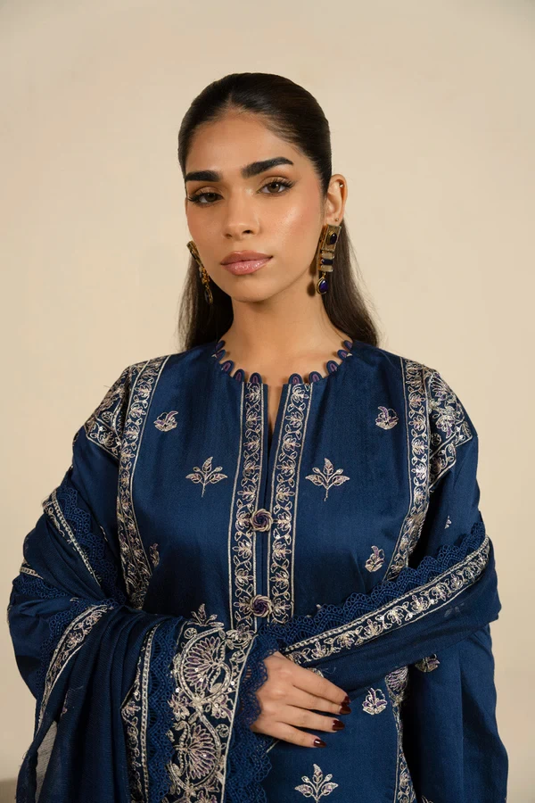 RTS | SHIRT, TOUSER & DUPATTA - SF-03-26-Blue