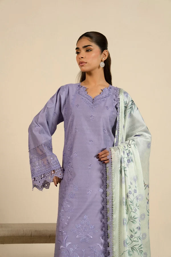 RTS | SHIRT, TOUSER & DUPATTA - SF-04-26-Purple