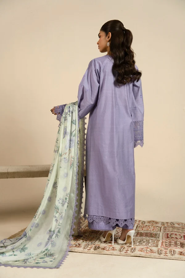 RTS | SHIRT, TOUSER & DUPATTA - SF-04-26-Purple