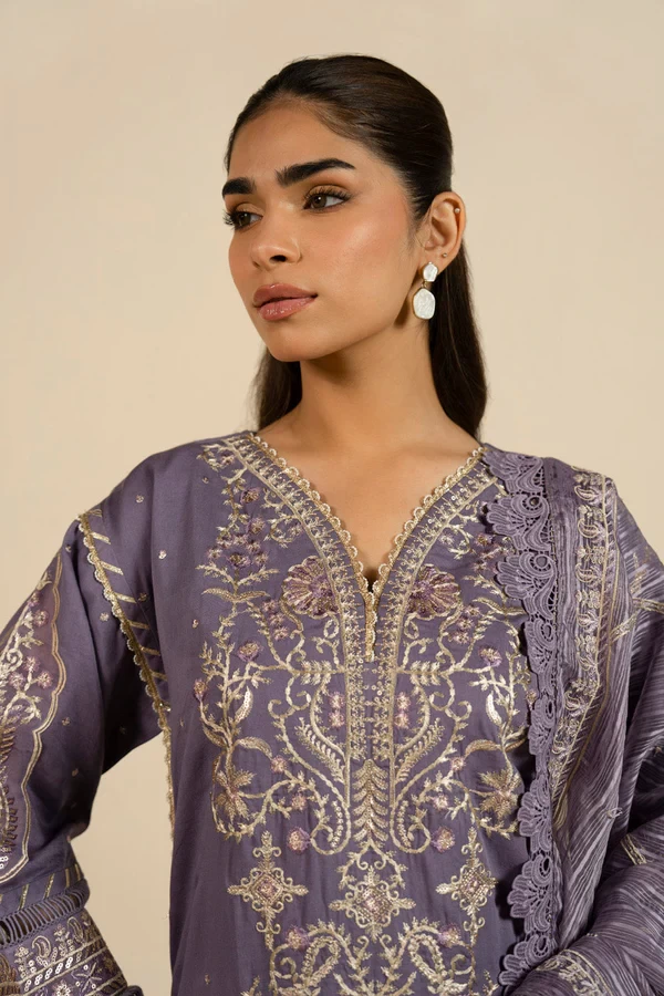 RTS | SHIRT, TOUSER & DUPATTA - SF-30-26-Purple