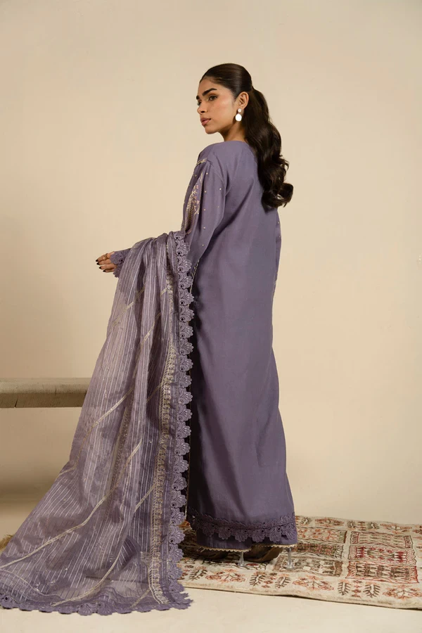RTS | SHIRT, TOUSER & DUPATTA - SF-30-26-Purple