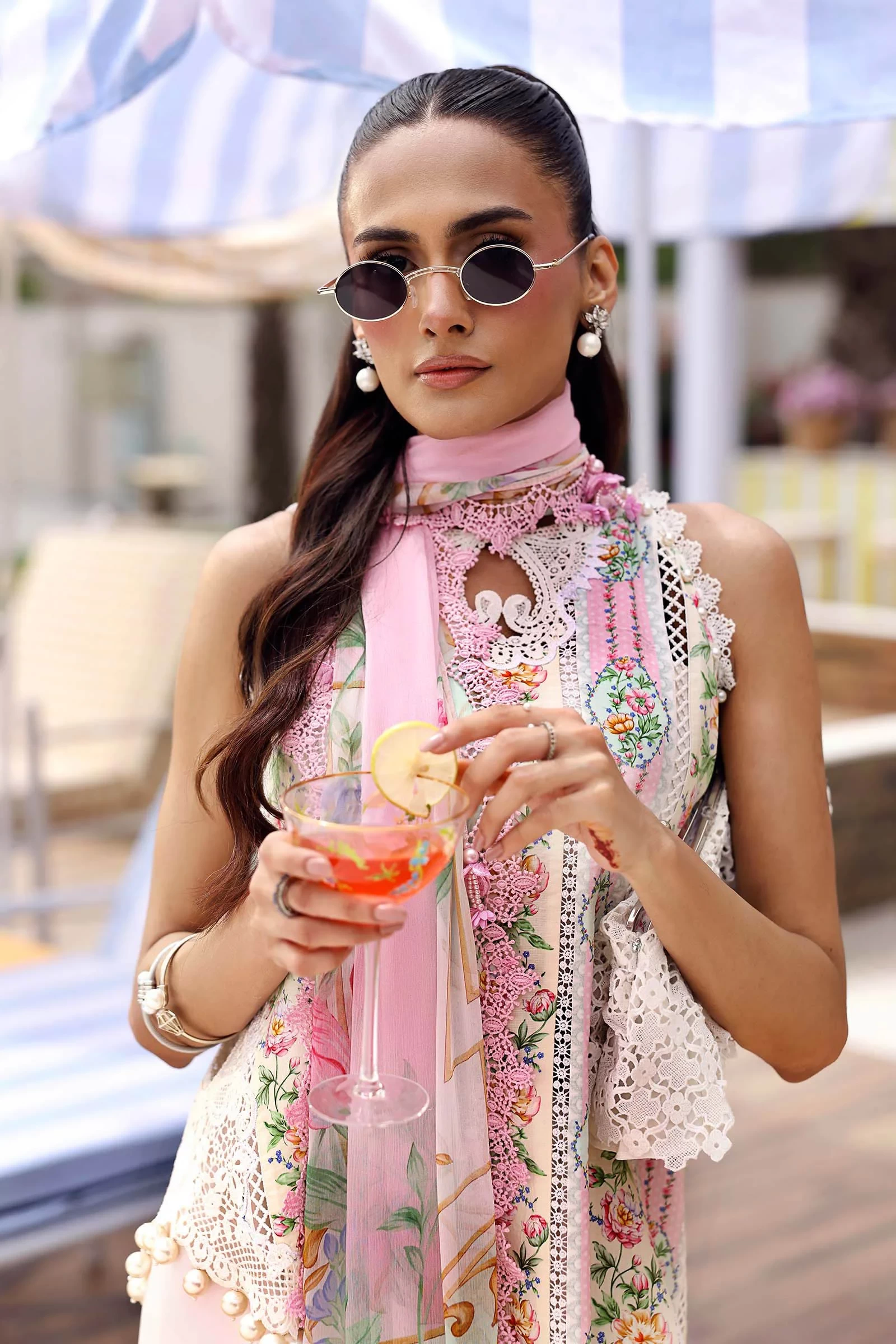 3 Piece Embroidered Lawn Suit - MPT-3010-A