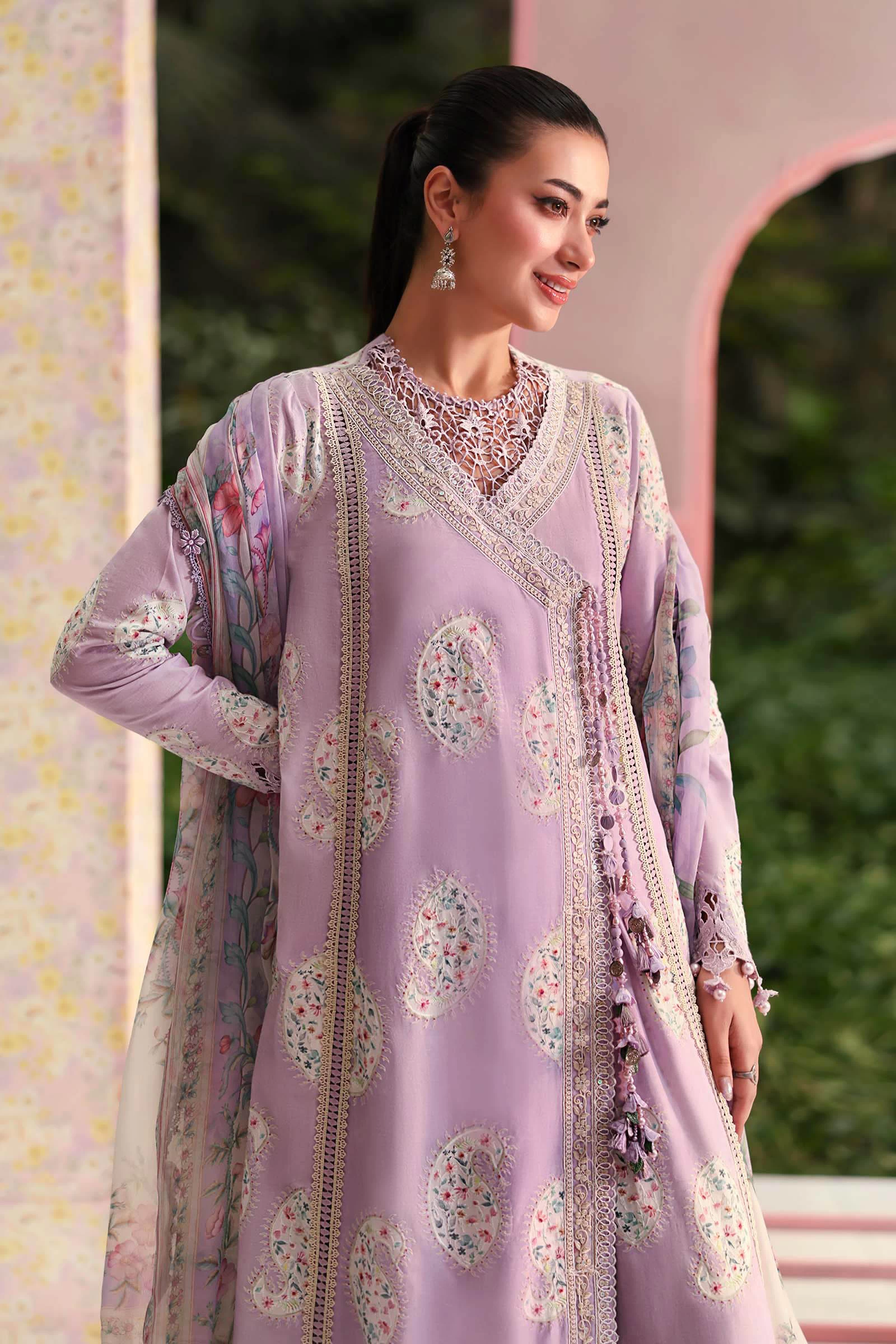 3 Piece  Embroidered Lawn Suit - MPT-3009-B