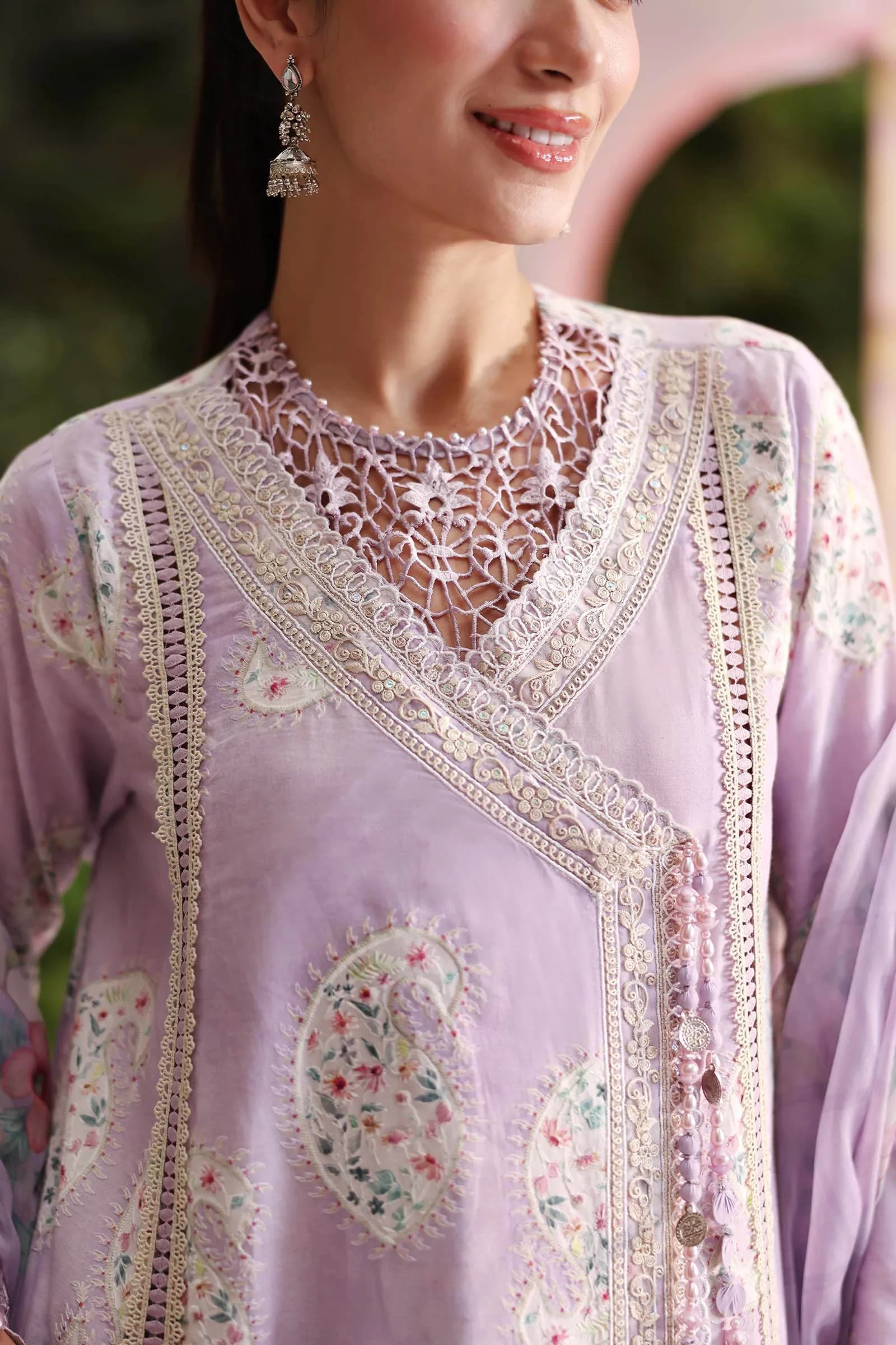 3 Piece  Embroidered Lawn Suit - MPT-3009-B