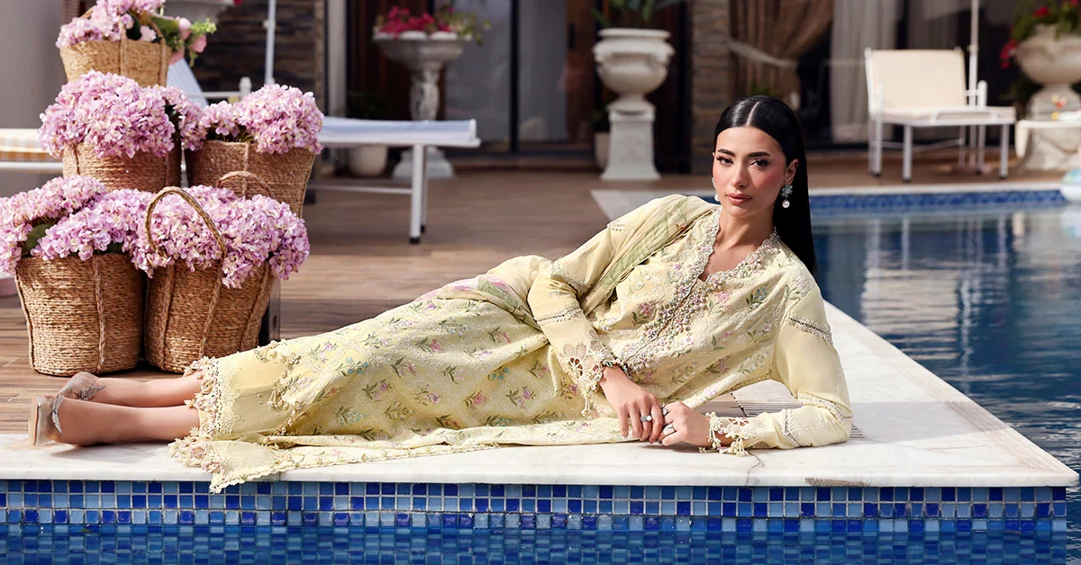 3 Piece  Embroidered Lawn Suit - MPT-3001-A