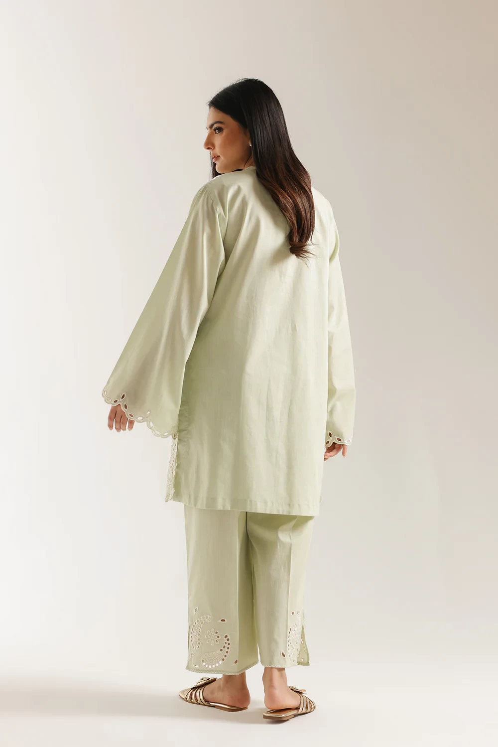 EMBROIDERED SUIT - E7576/102/130