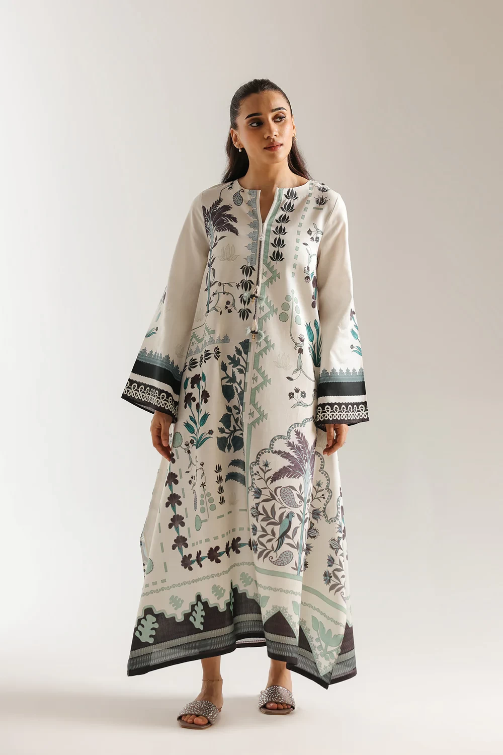 PRINTED DRESS - E7514/102/002