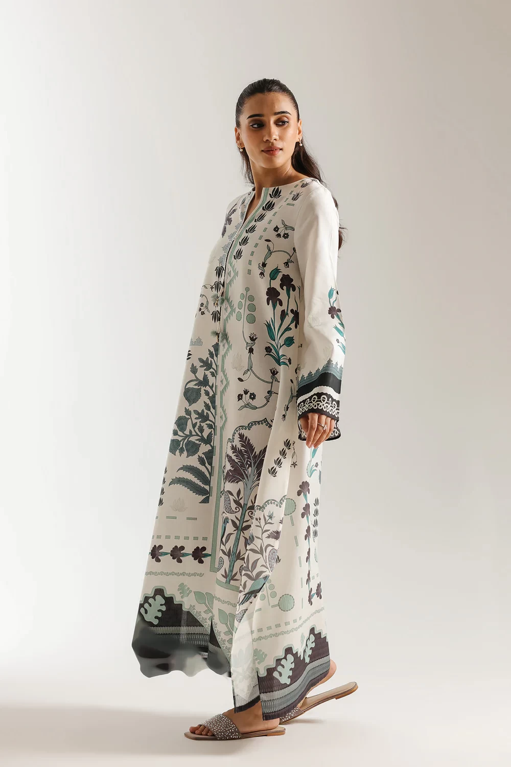 PRINTED DRESS - E7514/102/002