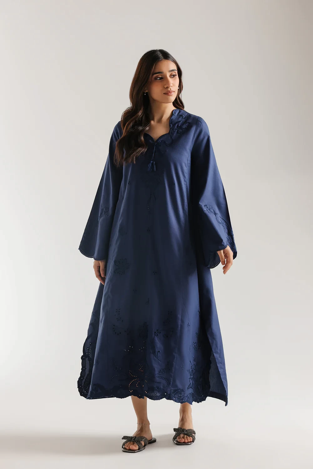 EMBROIDERED DRESS - E7524/102/622