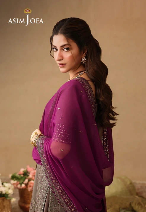 AJULIF-03 Embroidered Paper Cotton 3 Pcs