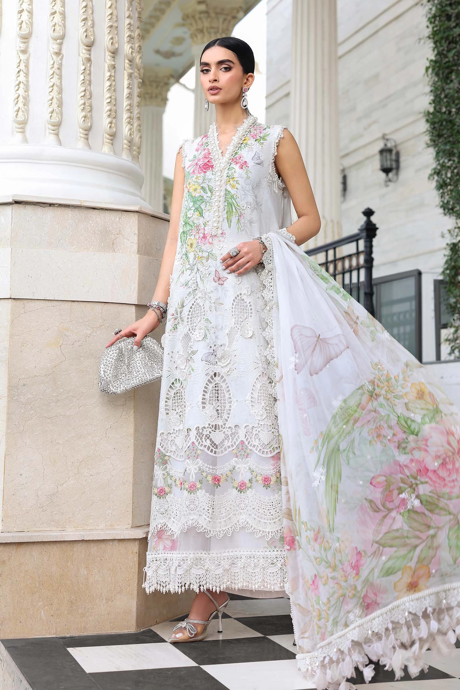 3 Piece Embroidered Lawn Suit - EL-26-03-Default