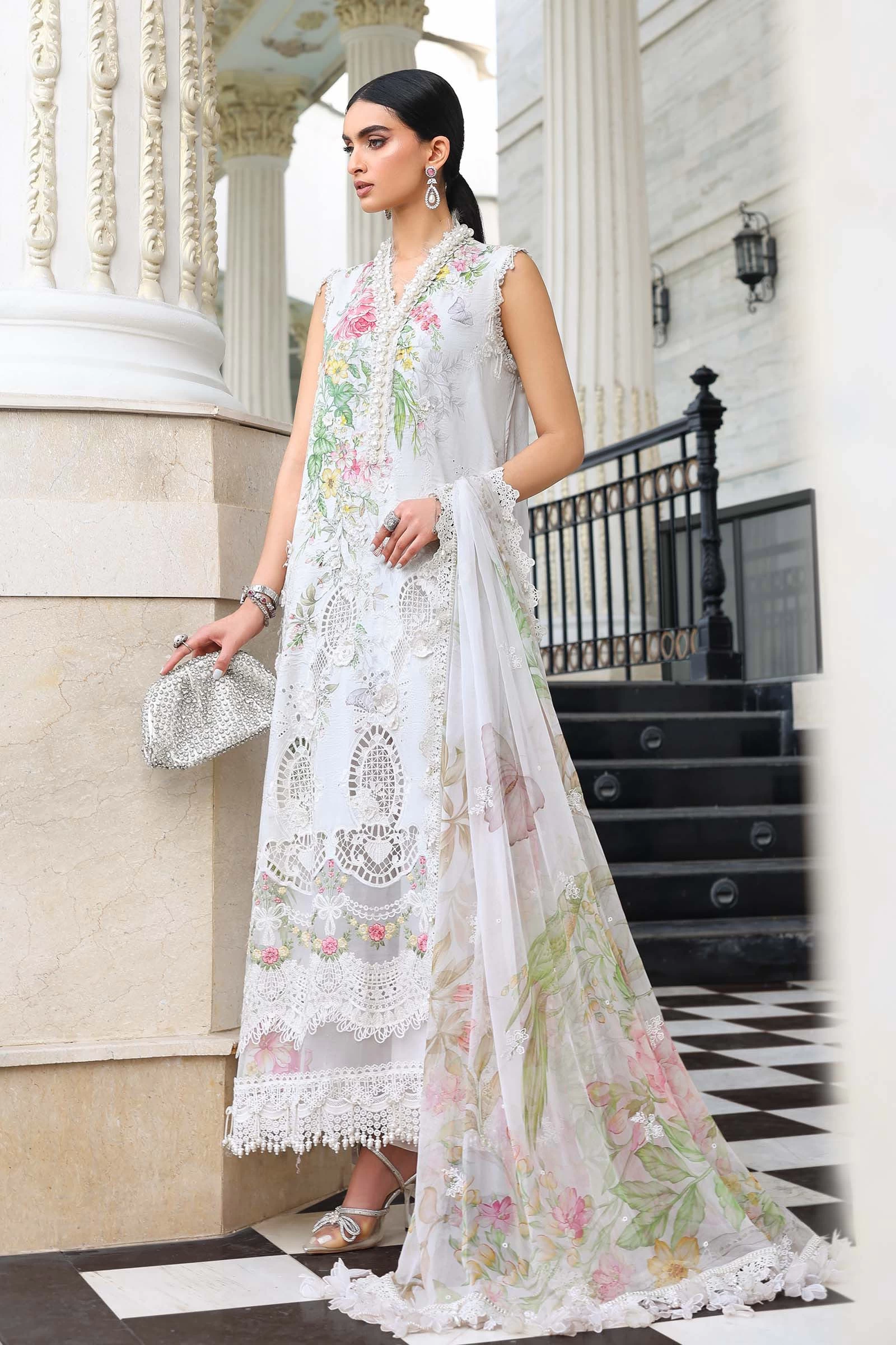 3 Piece Embroidered Lawn Suit - EL-26-03-Default