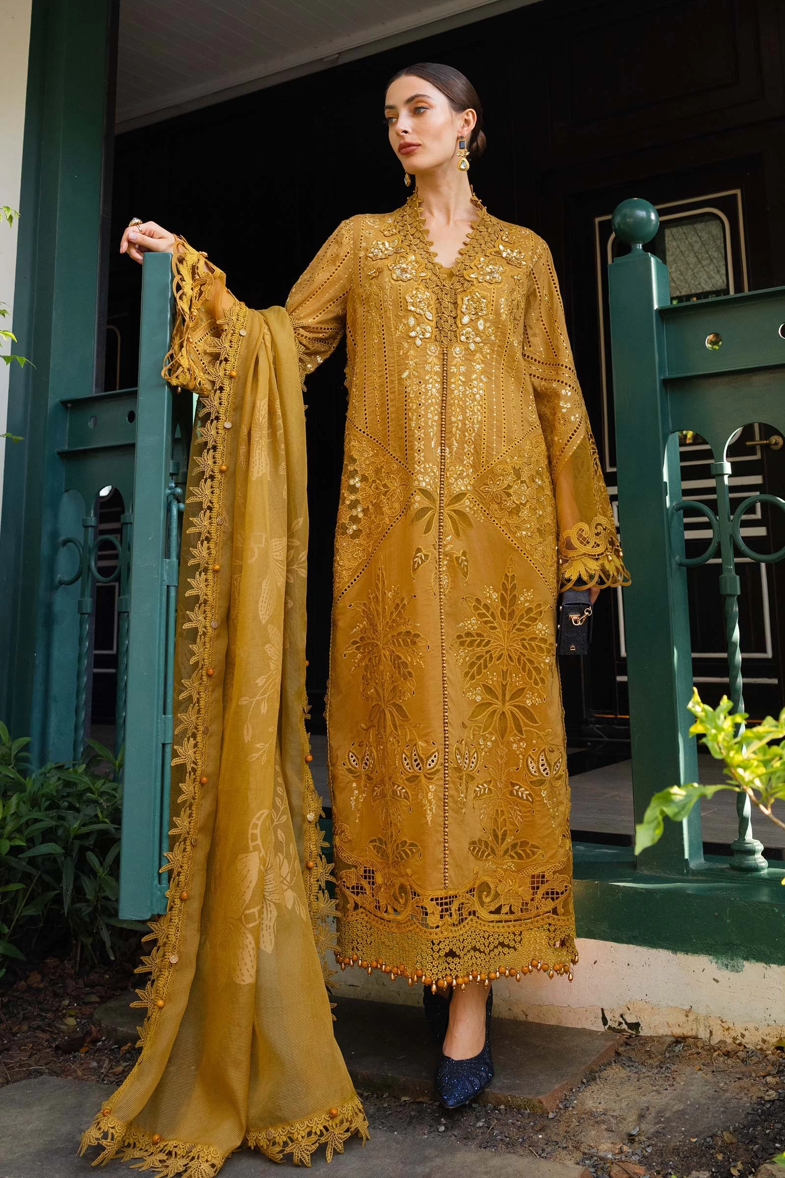 3 Piece Embroidered Lawn Suit - EL-26-07-Default