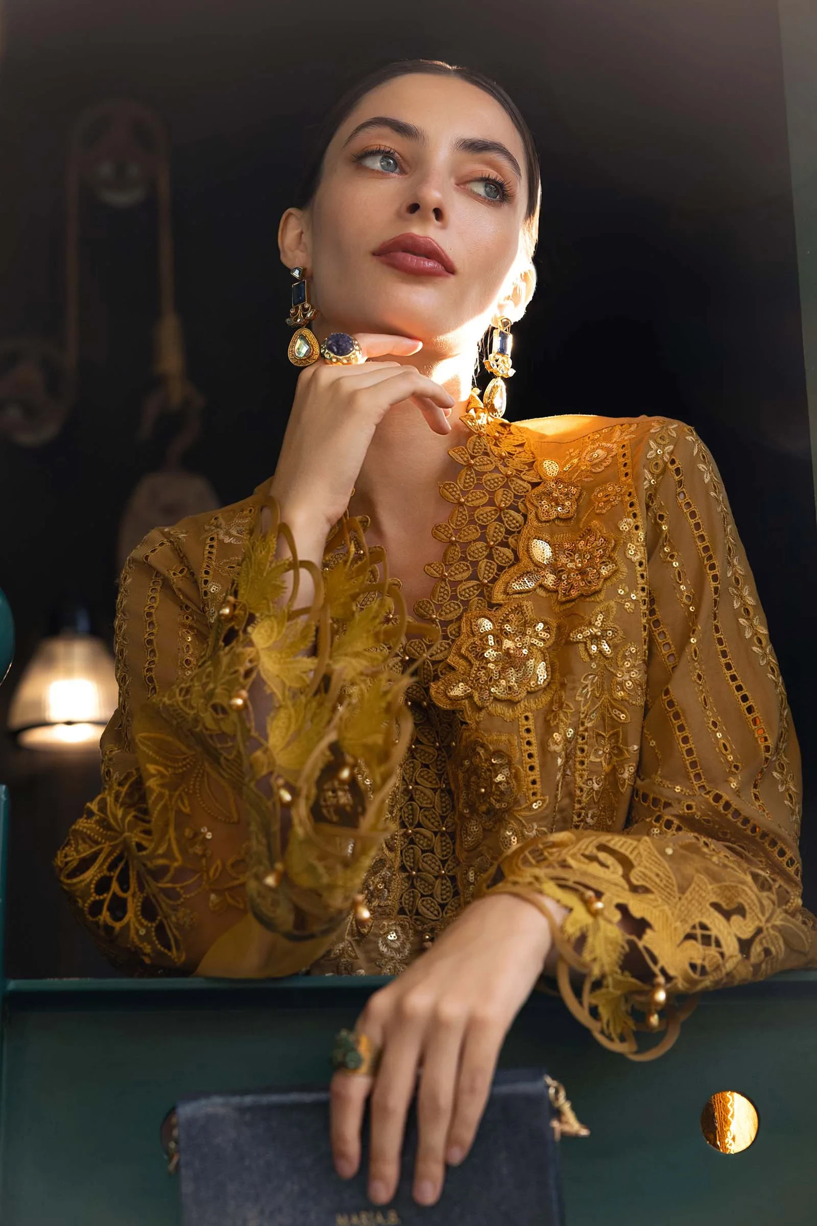 3 Piece Embroidered Lawn Suit - EL-26-07-Default