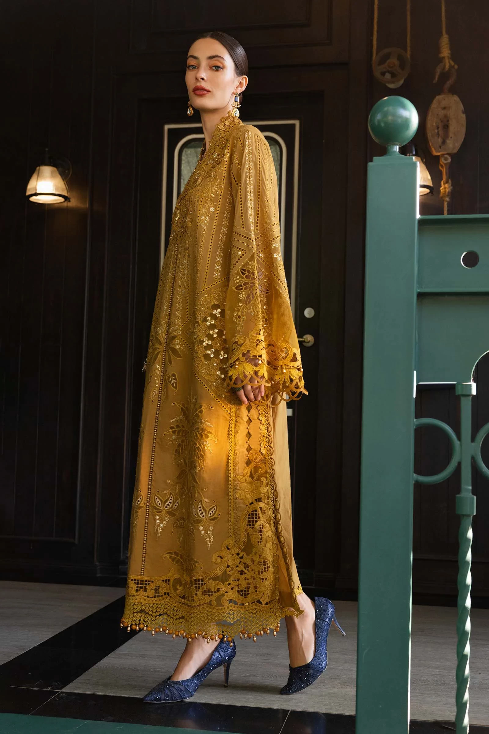 3 Piece Embroidered Lawn Suit - EL-26-07-Default