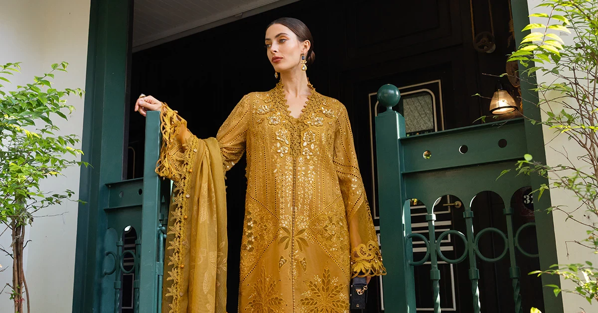 3 Piece Embroidered Lawn Suit - EL-26-07-Default