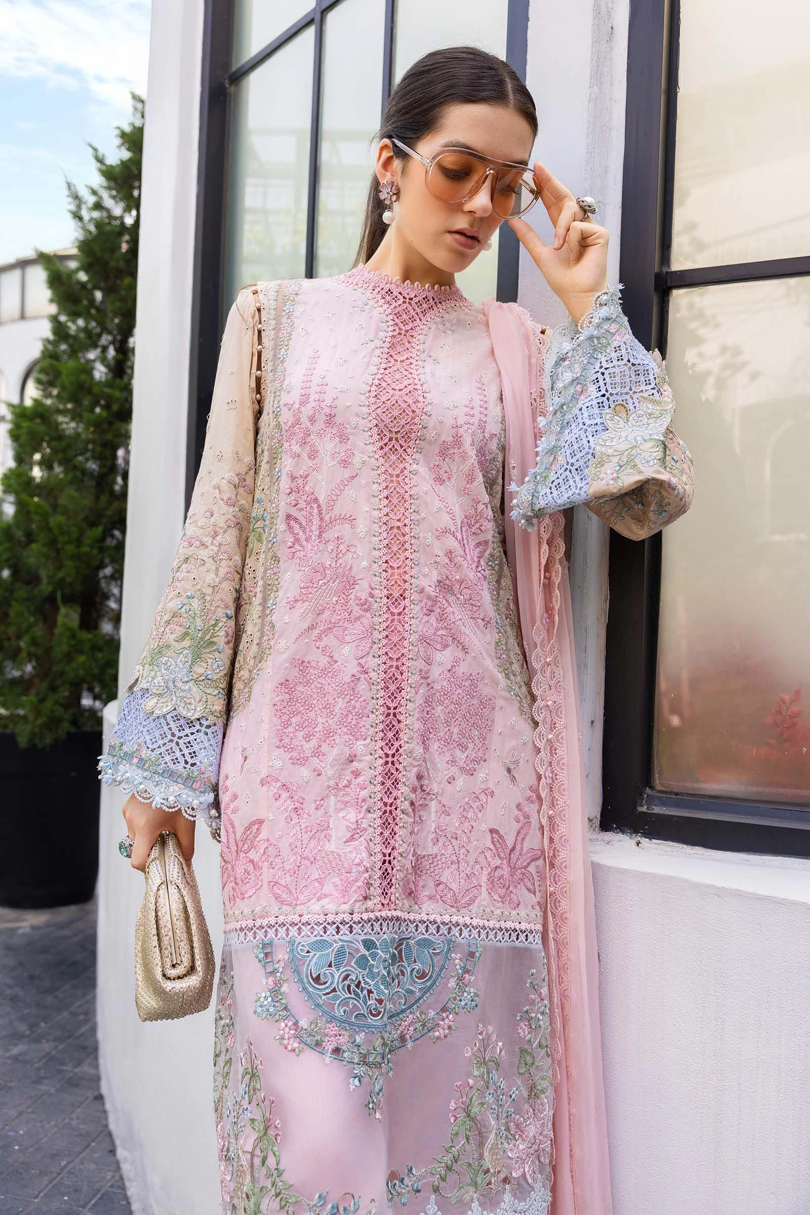 3 Piece Embroidered Lawn Suit - EL-26-09-Default