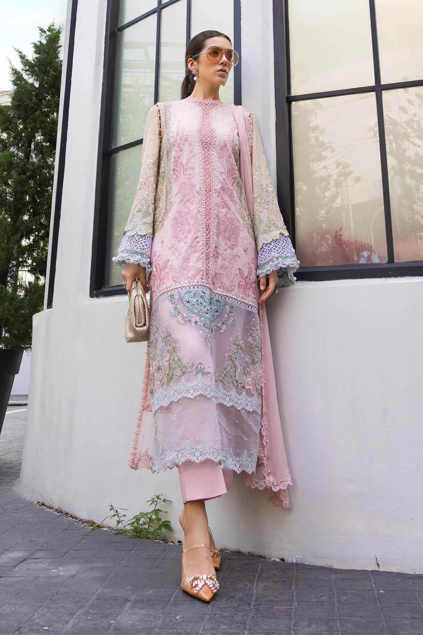 3 Piece Embroidered Lawn Suit - EL-26-09-Default