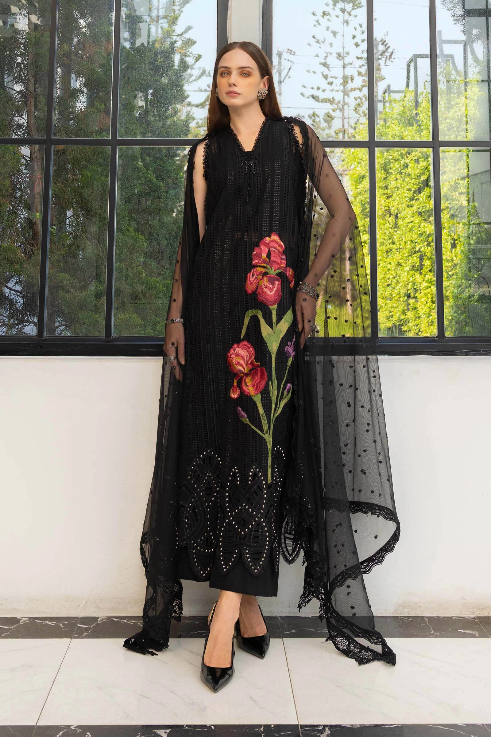 3 Piece Embroidered Lawn Suit - EL-26-10-Default