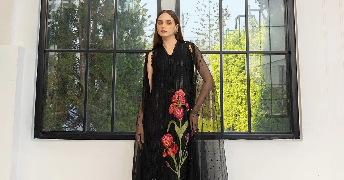 3 Piece Embroidered Lawn Suit - EL-26-10-Default