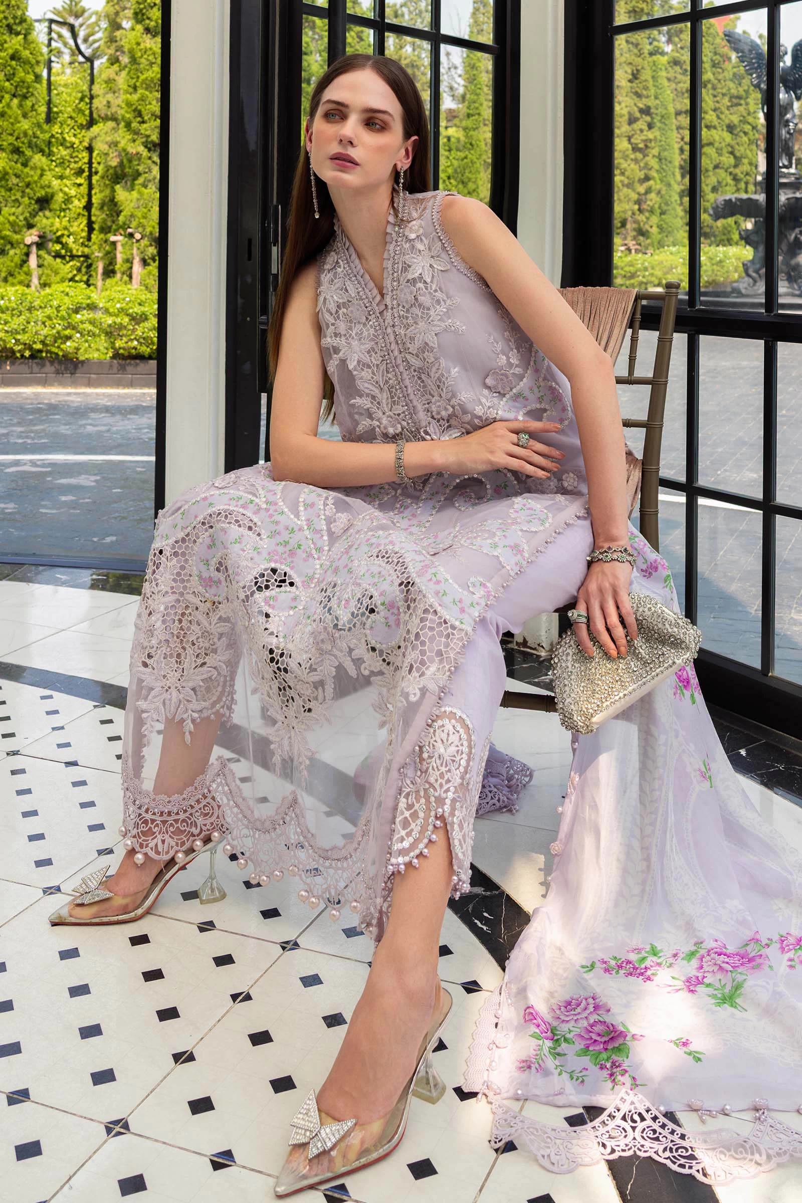 3 Piece Embroidered Lawn Suit - EL-26-12-Default