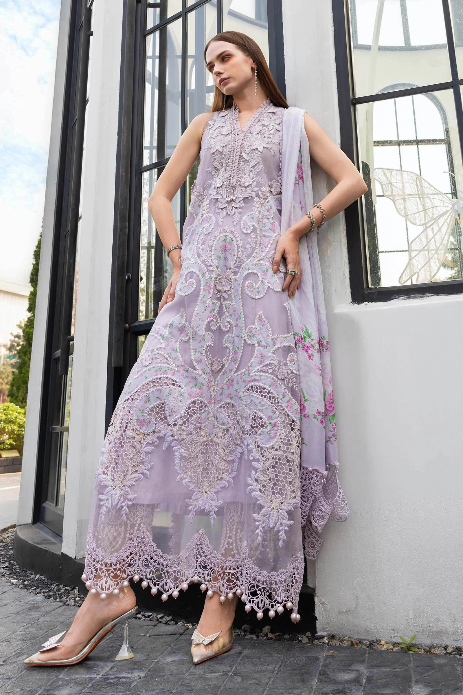 3 Piece Embroidered Lawn Suit - EL-26-12-Default