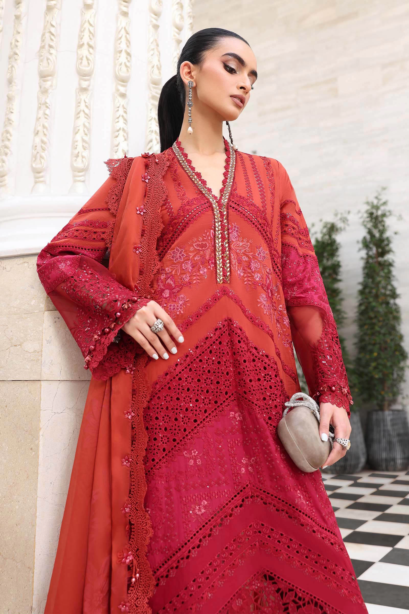 3 Piece Embroidered Lawn Suit - EL-26-13-Default