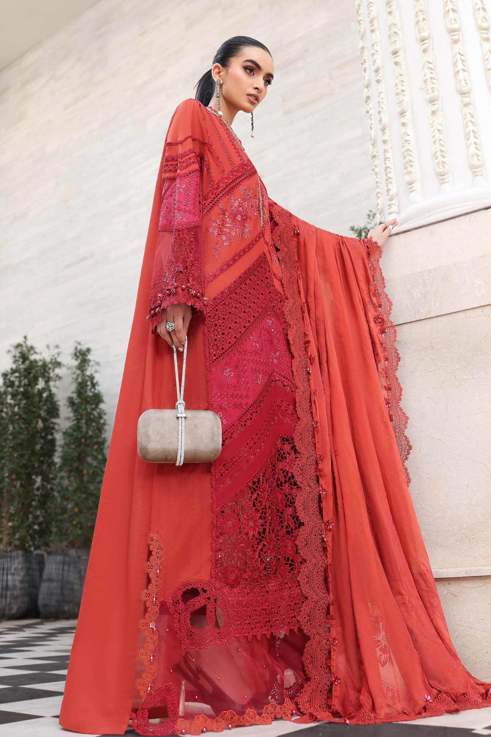 3 Piece Embroidered Lawn Suit - EL-26-13-Default
