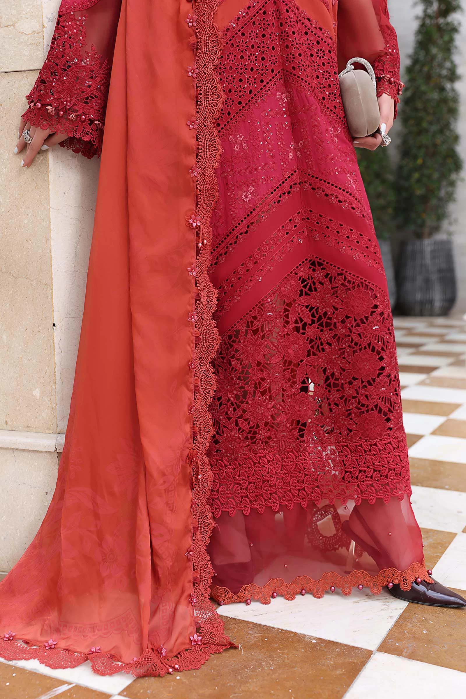 3 Piece Embroidered Lawn Suit - EL-26-13-Default
