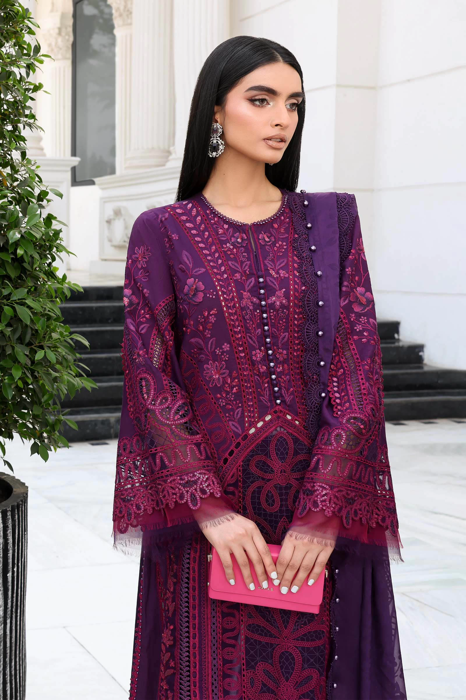 3 Piece Embroidered Lawn Suit - EL-26-14-Default