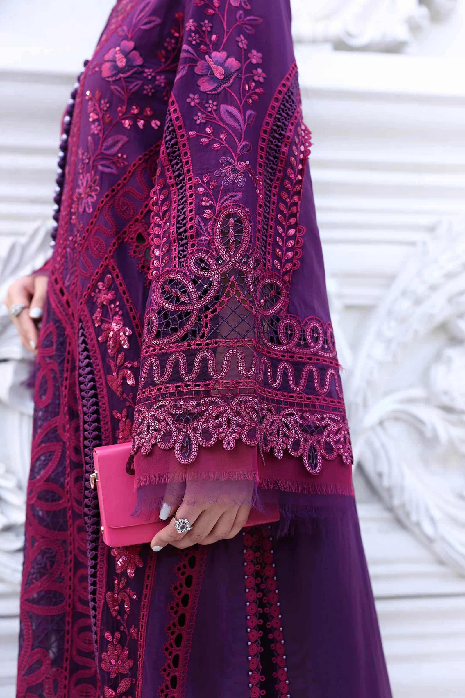 3 Piece Embroidered Lawn Suit - EL-26-14-Default