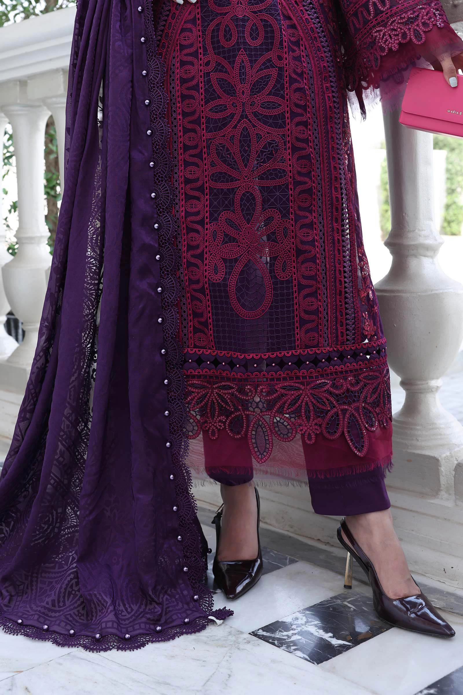3 Piece Embroidered Lawn Suit - EL-26-14-Default