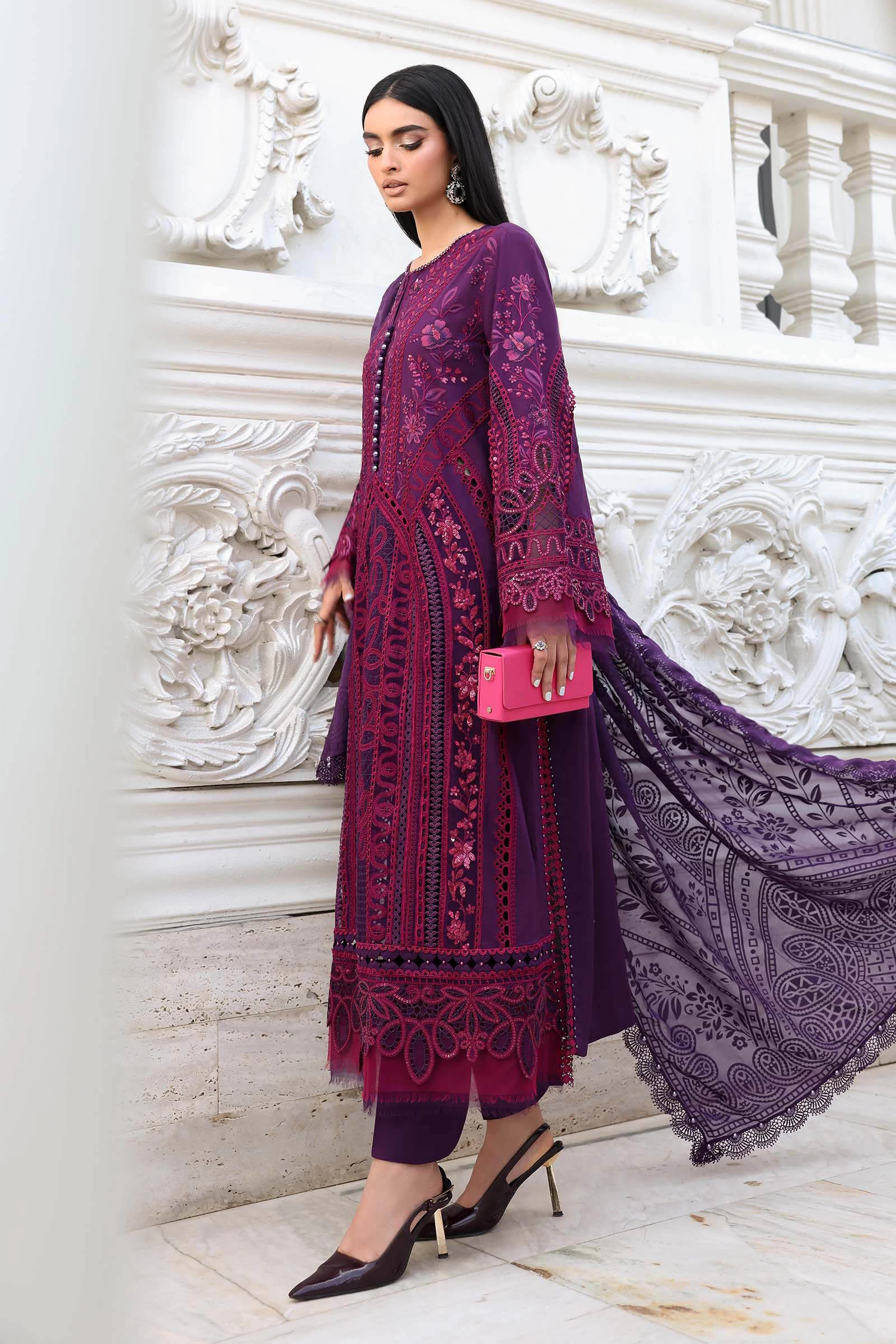 3 Piece Embroidered Lawn Suit - EL-26-14-Default