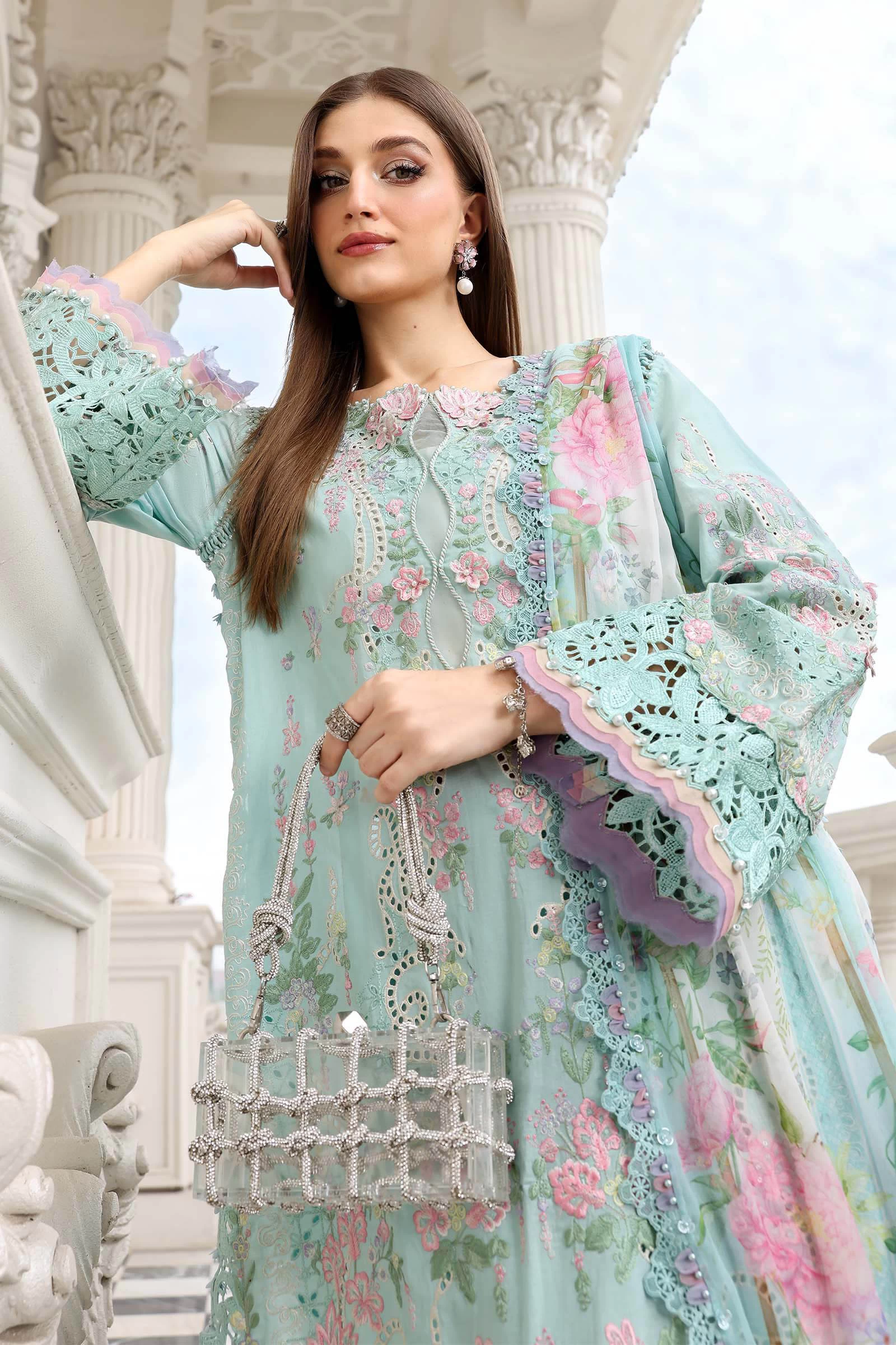 3 Piece Embroidered Lawn Suit - EL-26-15-Default