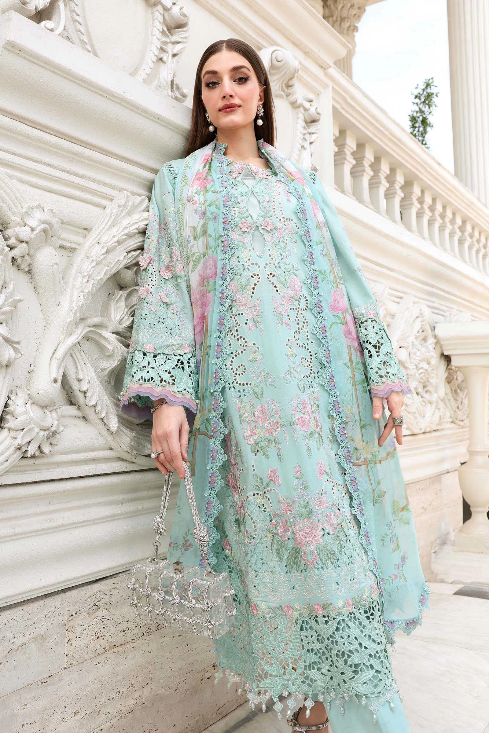 3 Piece Embroidered Lawn Suit - EL-26-15-Default