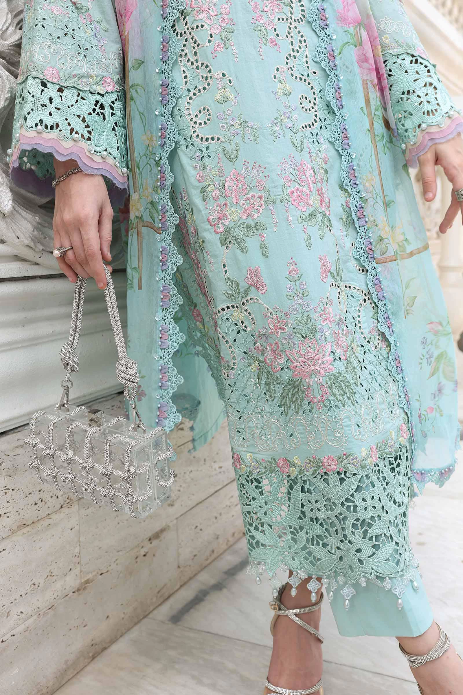 3 Piece Embroidered Lawn Suit - EL-26-15-Default