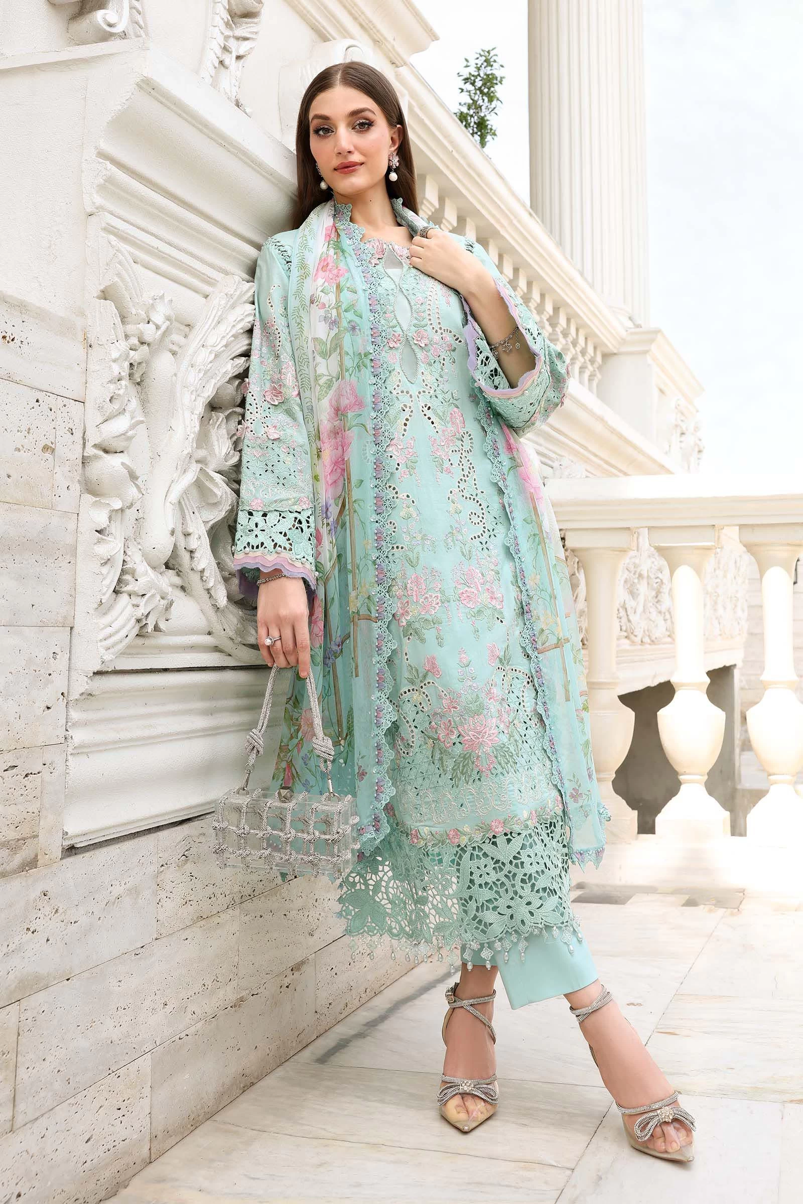 3 Piece Embroidered Lawn Suit - EL-26-15-Default