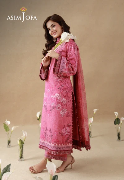 Printed Embroidered Cambric - AJUBEP-02-UNS