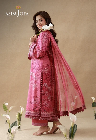 Printed Embroidered Cambric - AJUBEP-02-UNS
