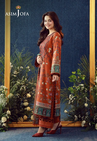 Printed Embroidered Cambric - AJUBEP-04-UNS