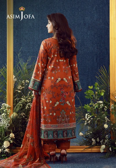 Printed Embroidered Cambric - AJUBEP-04-UNS
